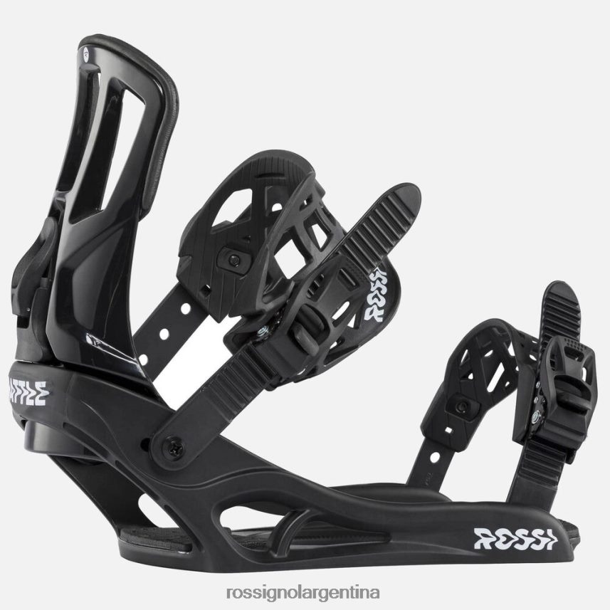 Rossignol hombres Fijaciones de snowboard Battle en blanco y negro. 82LVV6665 nuevo estilo accesorios