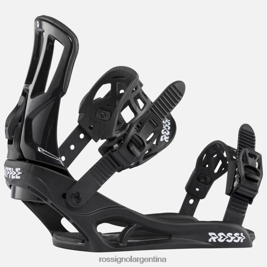 Rossignol hombres Fijaciones de snowboard Battle en blanco y negro. 82LVV6683 nuevo estilo accesorios