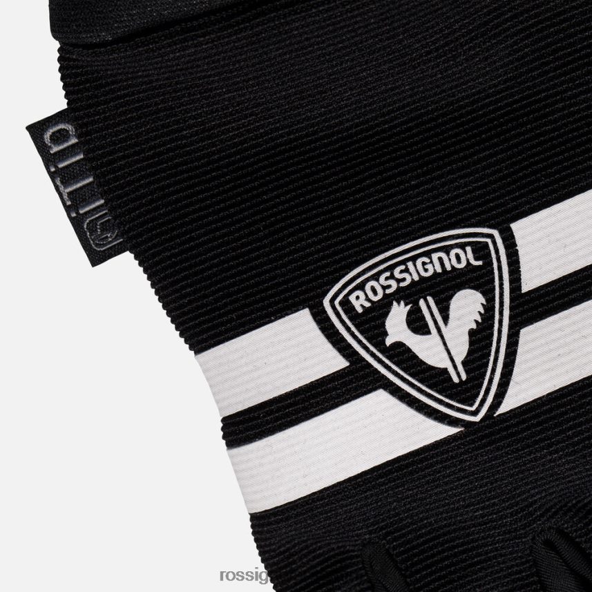 Rossignol hombres guantes de bicicleta de montaña con dedos completos 82LVV650 negro accesorios