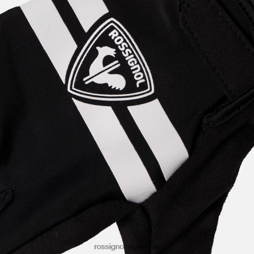 Rossignol hombres guantes de ciclismo elásticos 82LVV6113 negro accesorios