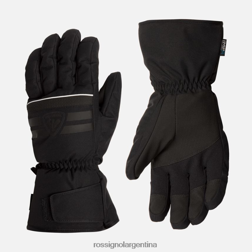 Rossignol hombres guantes de esquí impermeables técnicos 82LVV647 negro accesorios