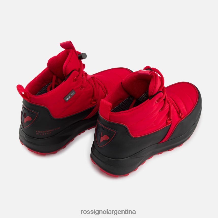 Rossignol hombres botas impermeables para apres ski resort 82LVV6643 rojo calzado