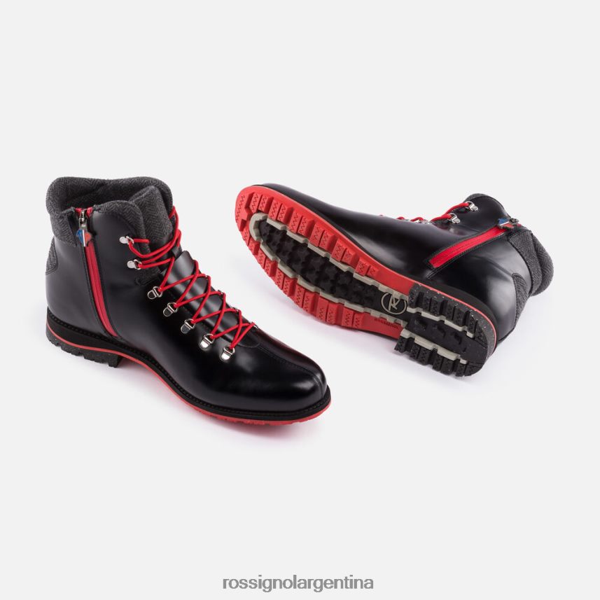Rossignol hombres botas chamonix 1907 82LVV6170 negro brillante calzado