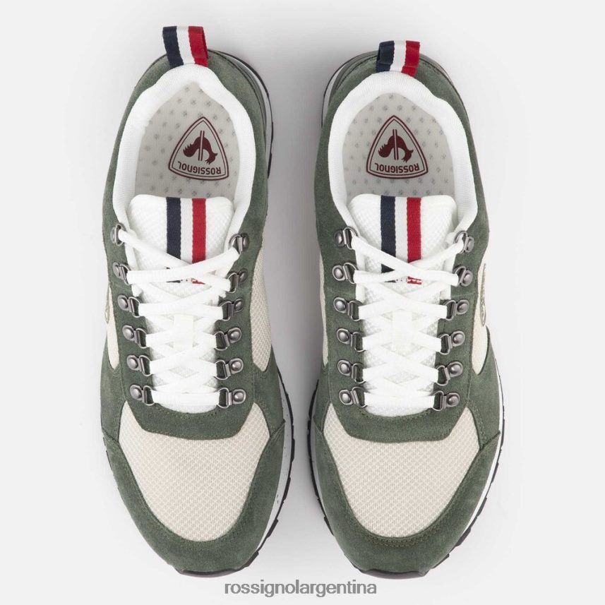 Rossignol hombres zapatillas patrimoniales 82LVV6109 verde calzado