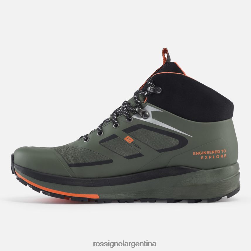 Rossignol hombres zapatos de senderismo impermeables 82LVV6333 verde calzado