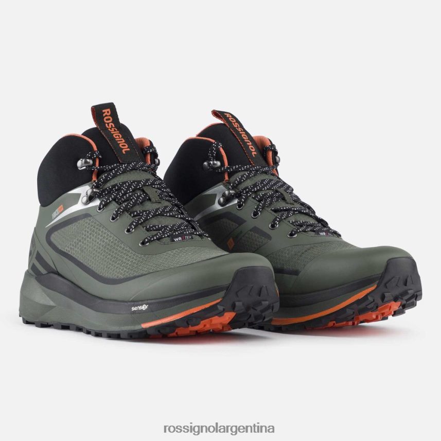 Rossignol hombres zapatos de senderismo impermeables 82LVV6333 verde calzado