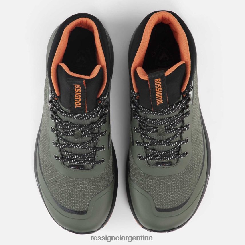 Rossignol hombres zapatos de senderismo impermeables 82LVV6333 verde calzado