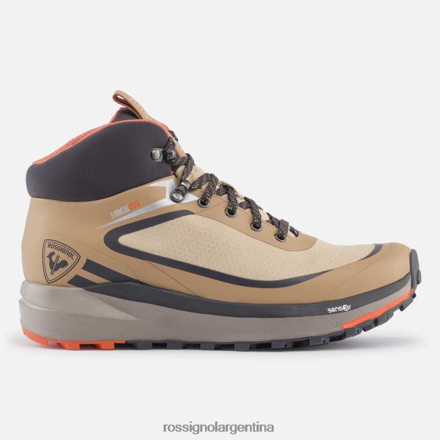 Rossignol hombres zapatos de senderismo impermeables camel 82LVV646 camello calzado