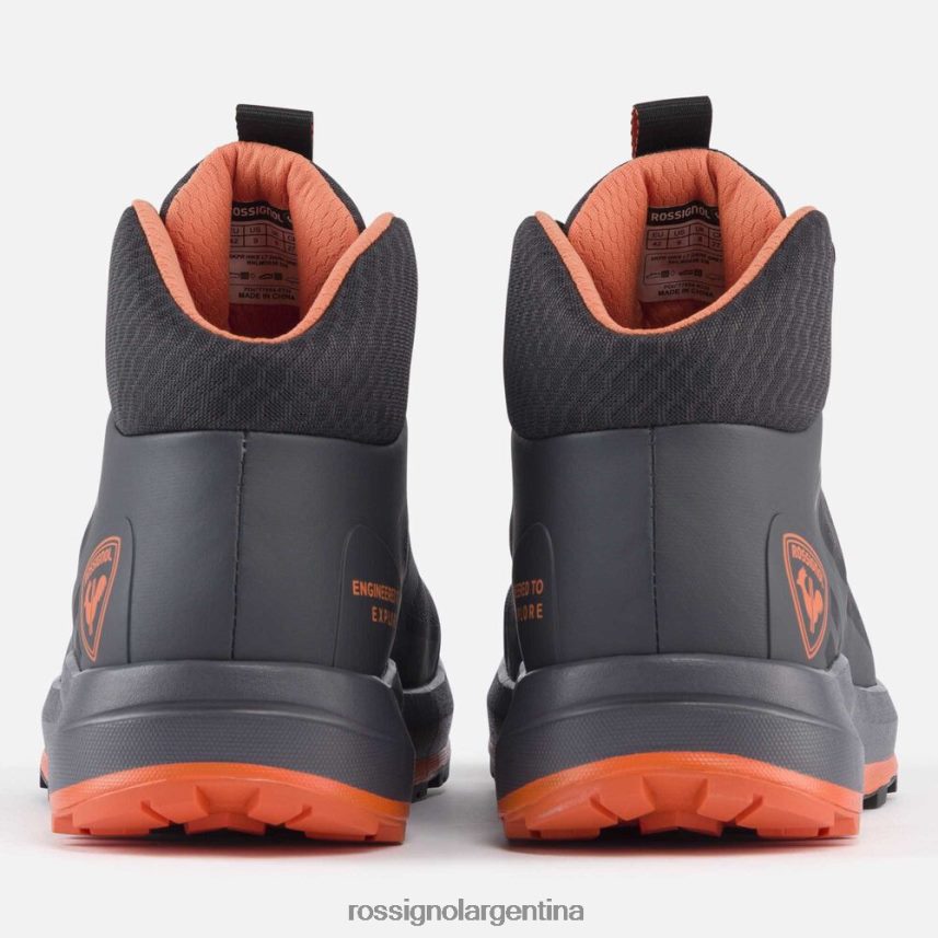 Rossignol hombres zapatos ligeros para caminar 82LVV6317 gris oscuro calzado