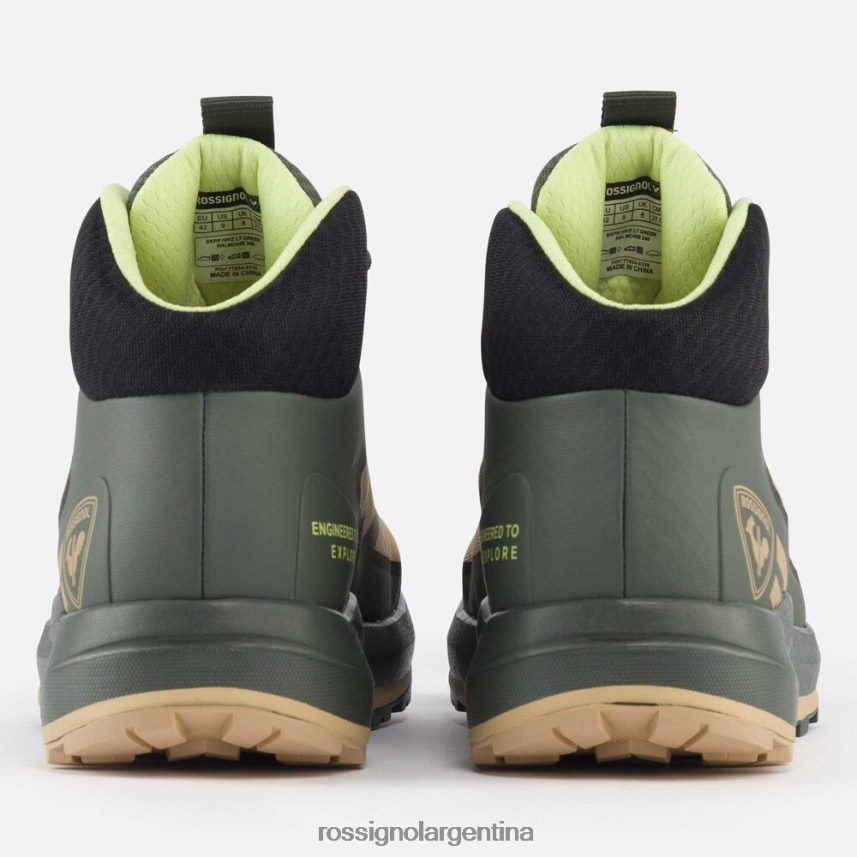 Rossignol hombres zapatos ligeros para caminar 82LVV6391 verde calzado