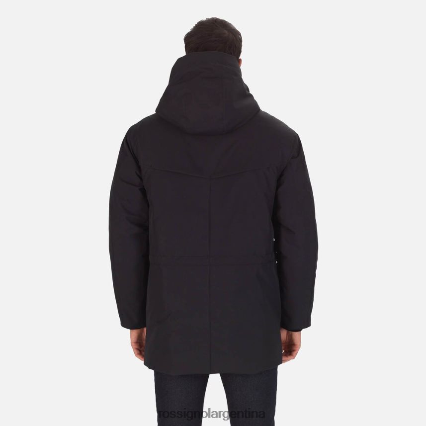 Rossignol hombres chaqueta parka 82LVV6289 negro tapas