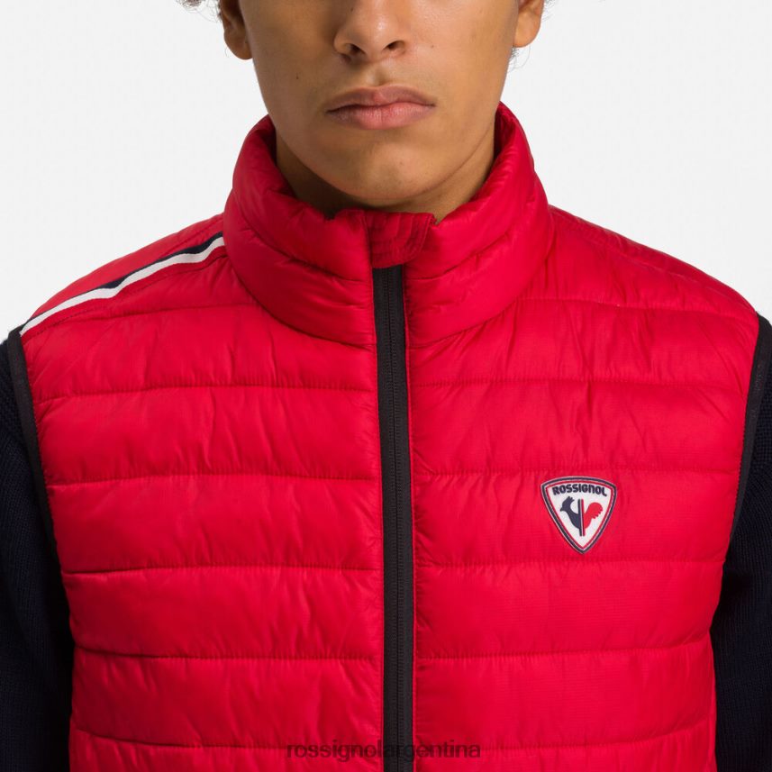 Rossignol hombres chaleco aislante 180gr 82LVV6500 carmín tapas