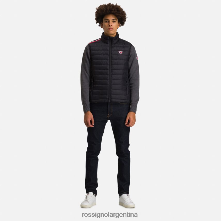 Rossignol hombres chaleco aislante 180gr 82LVV6578 negro tapas