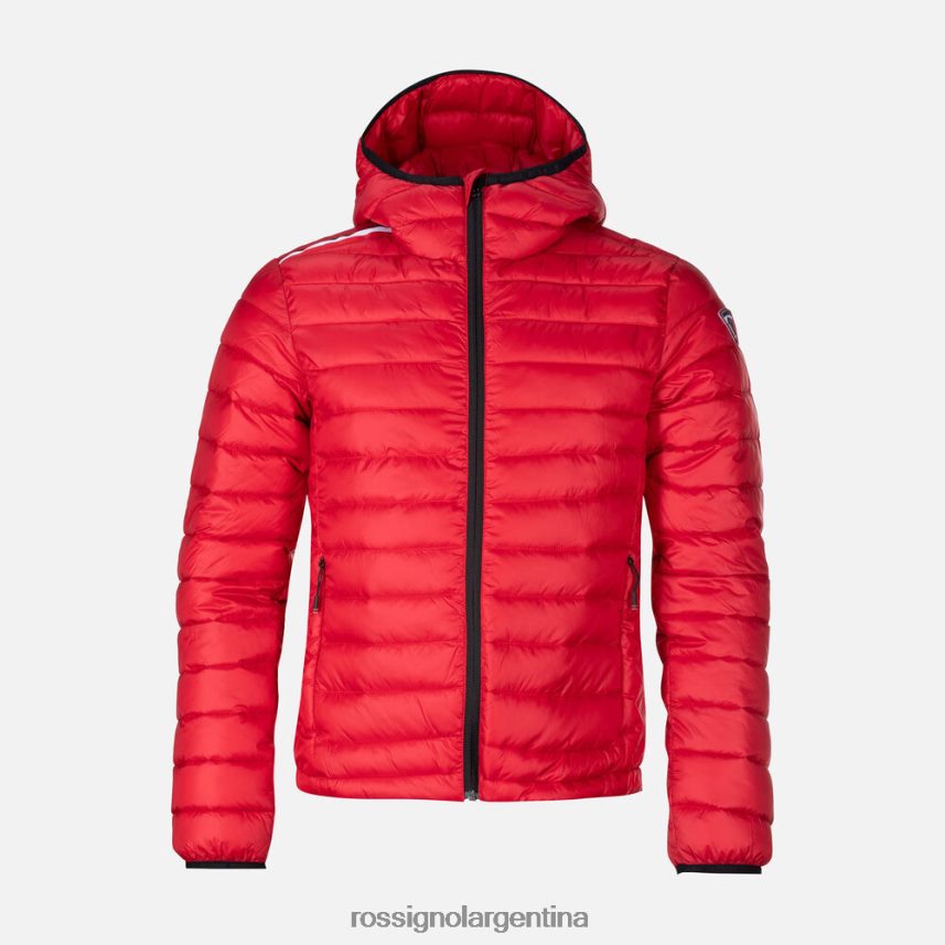 Rossignol hombres chaqueta aislante con capucha 180gr 82LVV6341 carmín tapas