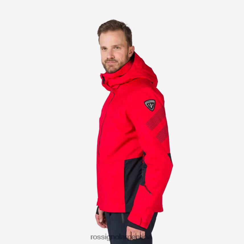 Rossignol hombres chaqueta de esquí de todas las velocidades 82LVV6166 deportivorojo tapas