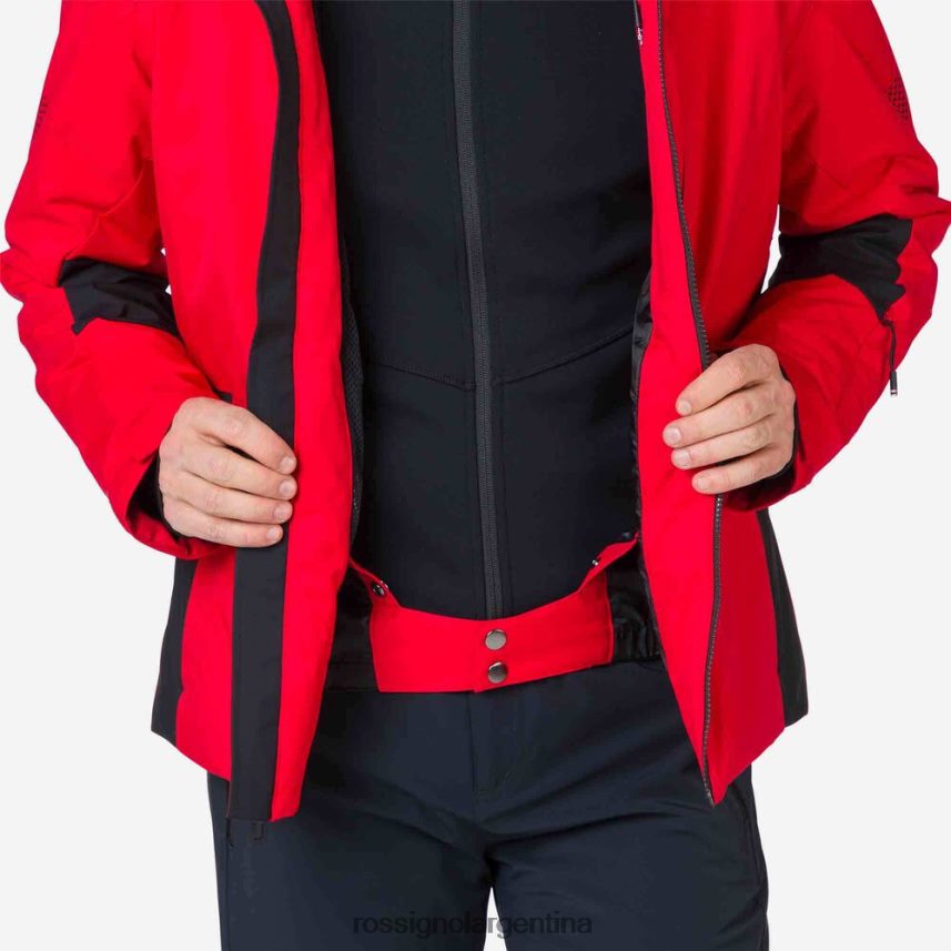 Rossignol hombres chaqueta de esquí de todas las velocidades 82LVV6166 deportivorojo tapas