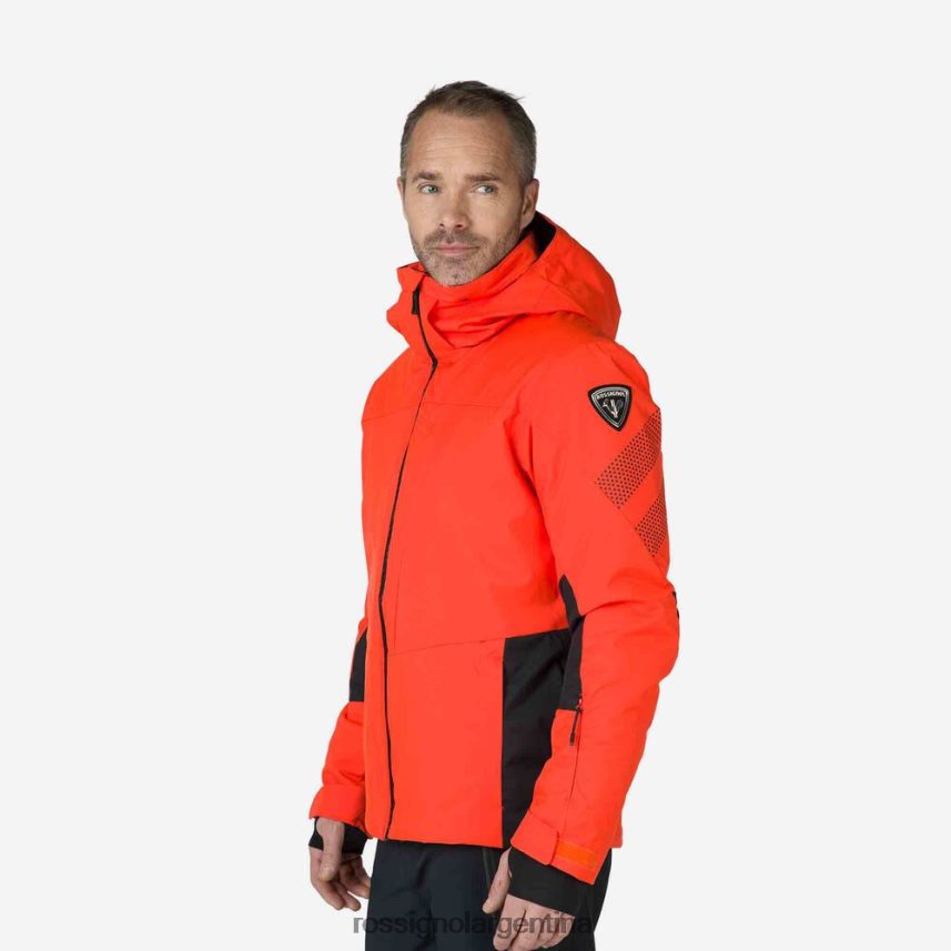 Rossignol hombres chaqueta de esquí de todas las velocidades 82LVV6630 oxinaranja tapas