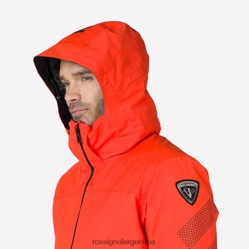 Rossignol hombres chaqueta de esquí de todas las velocidades 82LVV6630 oxinaranja tapas