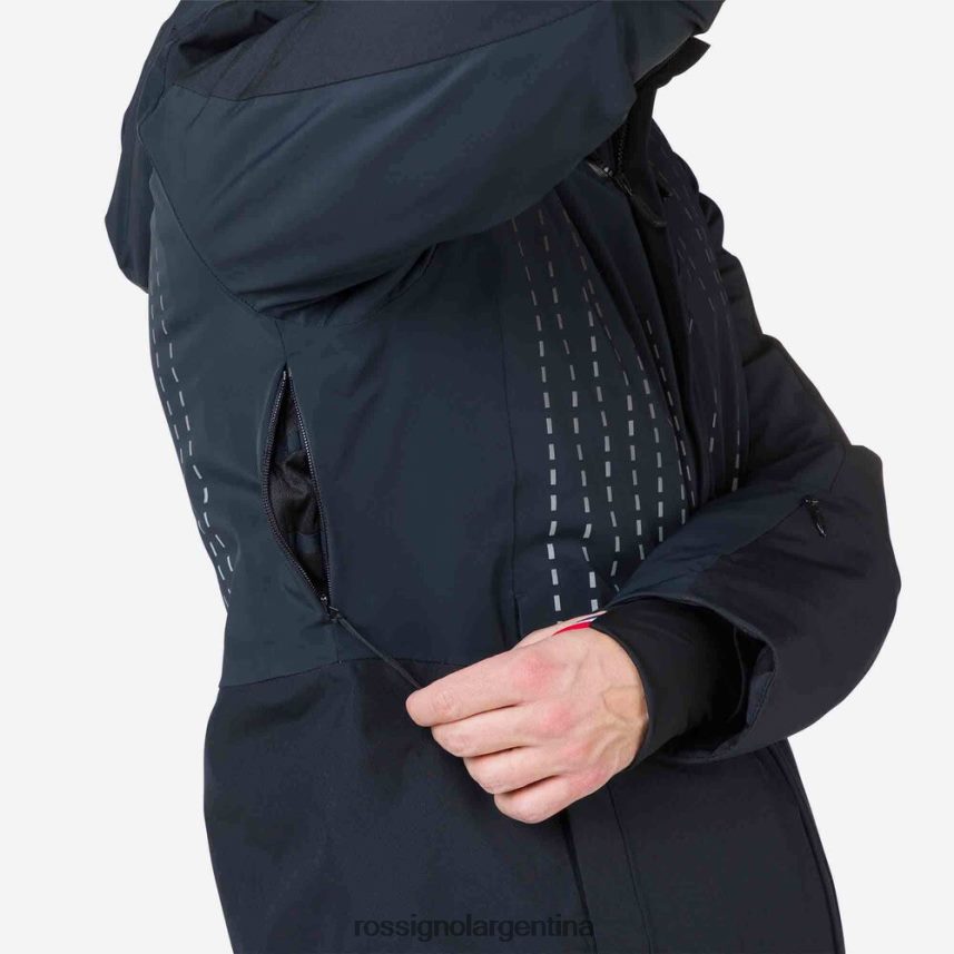 Rossignol hombres chaqueta de esquí degradada 82LVV6634 negro tapas