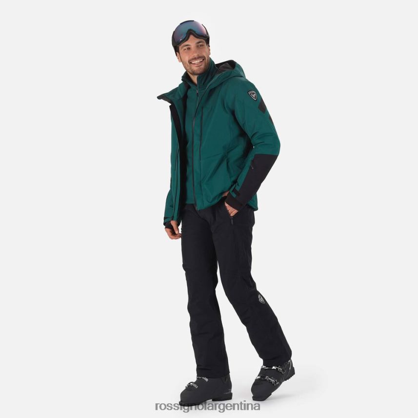 Rossignol hombres chaqueta de esquí funcional 82LVV6117 verde azulado tapas