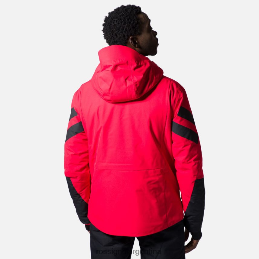 Rossignol hombres chaqueta de esquí funcional 82LVV6160 deportivorojo tapas