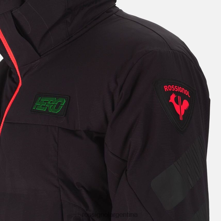 Rossignol hombres chaqueta de esquí hero part 82LVV6603 negro tapas