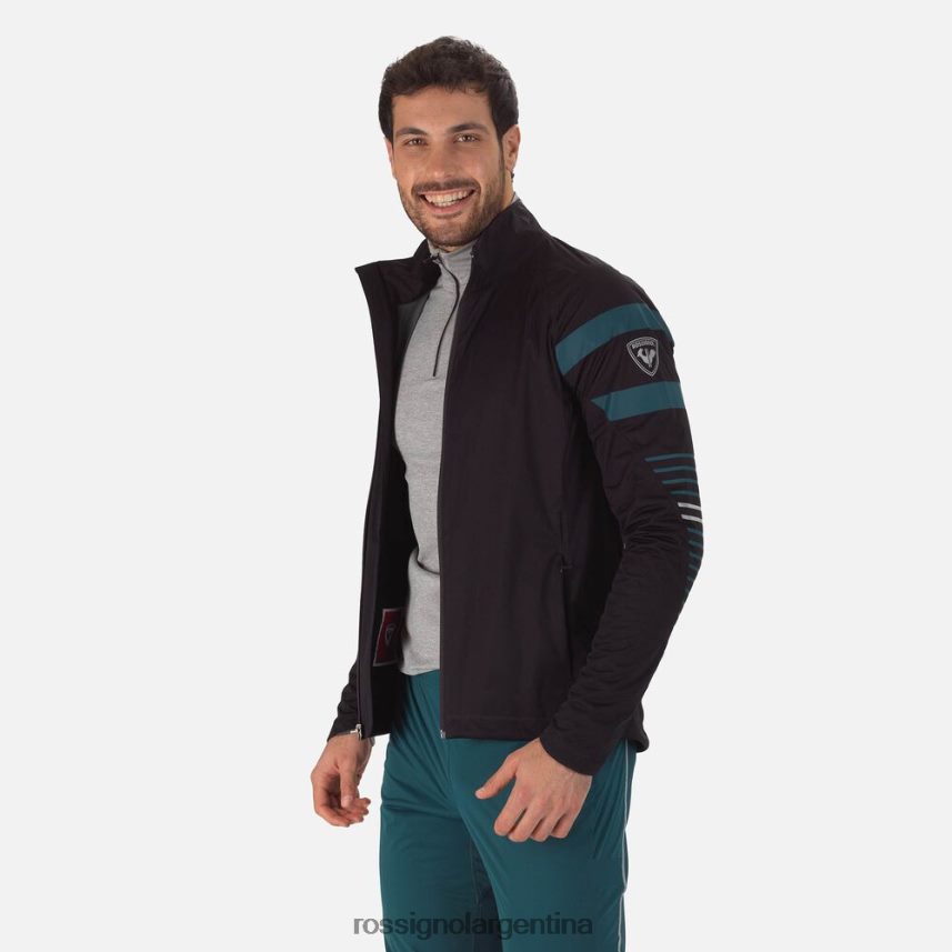 Rossignol hombres chaqueta de esquí nórdico poursuite 82LVV6114 verde azulado tapas
