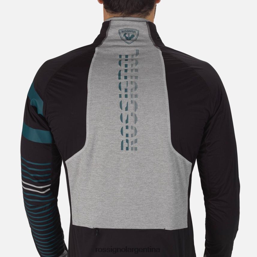 Rossignol hombres chaqueta de esquí nórdico poursuite 82LVV6114 verde azulado tapas