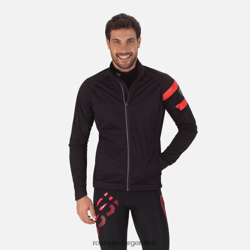 Rossignol hombres chaqueta de esquí nórdico poursuite 82LVV692 negro carbón tapas