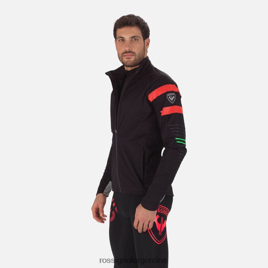 Rossignol hombres chaqueta de esquí nórdico poursuite 82LVV692 negro carbón tapas
