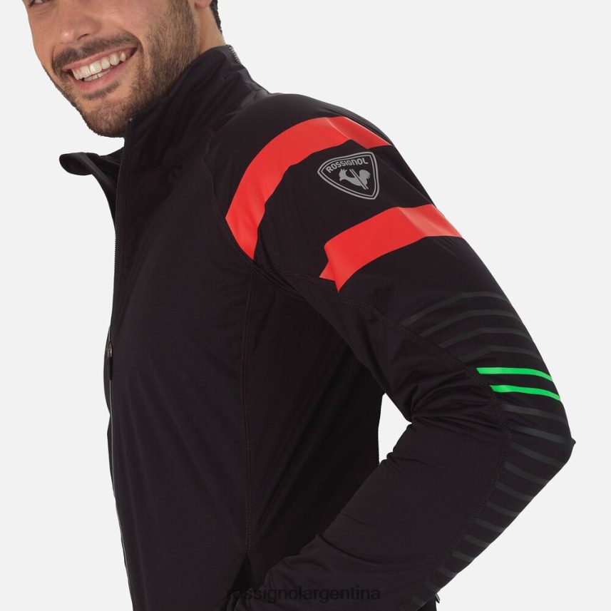 Rossignol hombres chaqueta de esquí nórdico poursuite 82LVV692 negro carbón tapas
