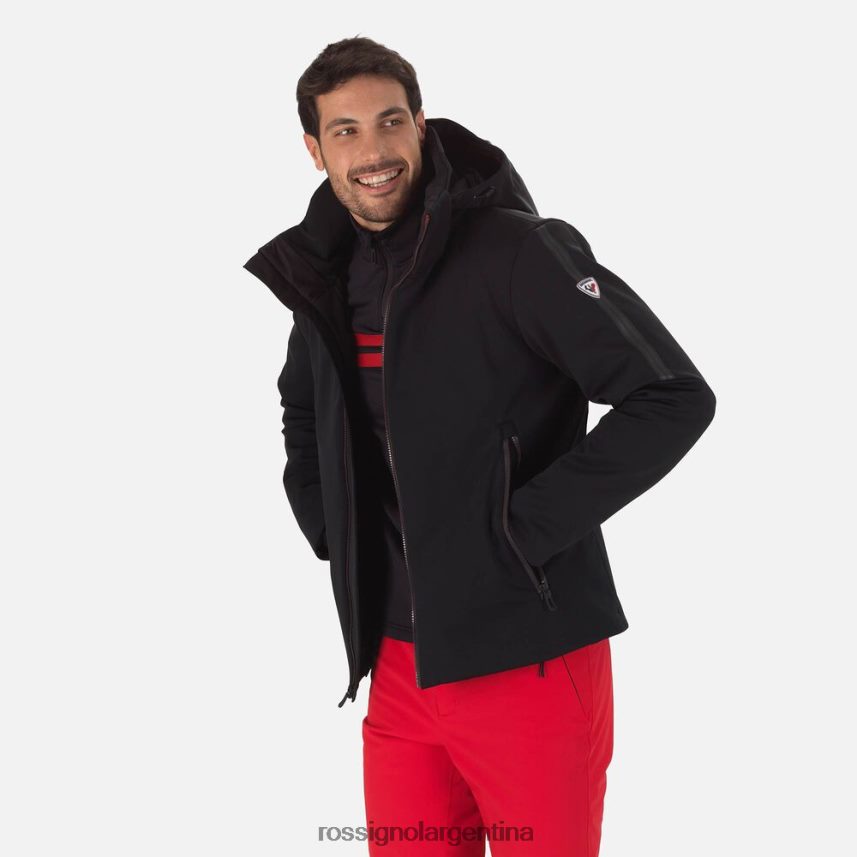 Rossignol hombres chaqueta de esquí plana softshell 82LVV6636 negro tapas