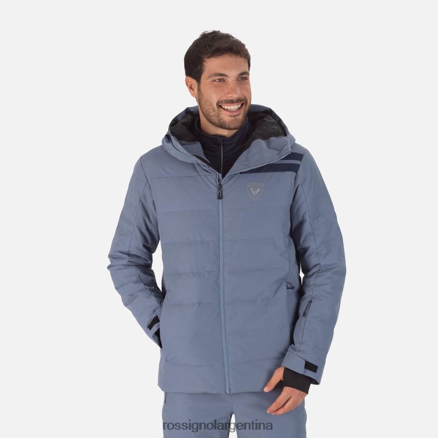 Rossignol hombres chaqueta de esquí rápida 82LVV6138 gris azulado tapas