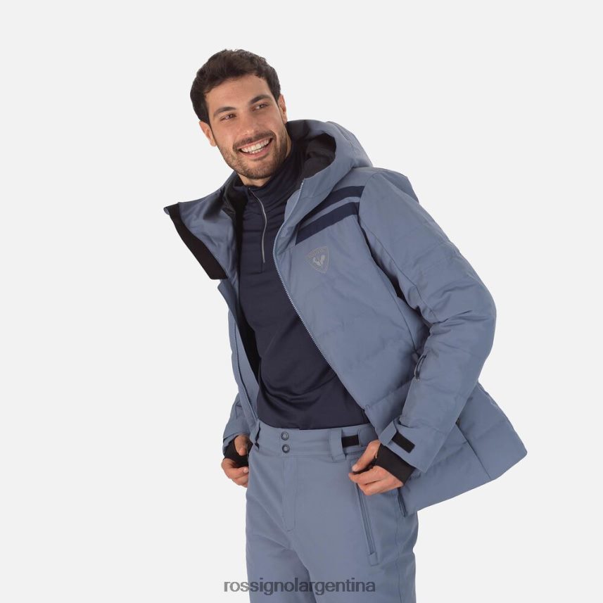 Rossignol hombres chaqueta de esquí rápida 82LVV6138 gris azulado tapas