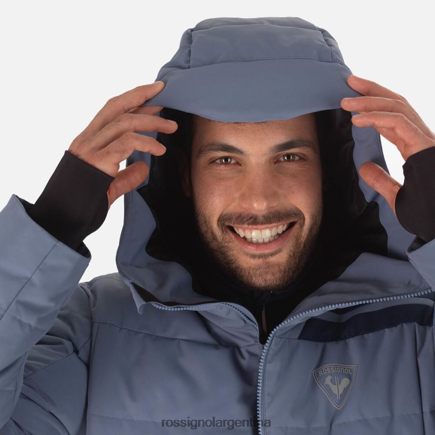 Rossignol hombres chaqueta de esquí rápida 82LVV6138 gris azulado tapas