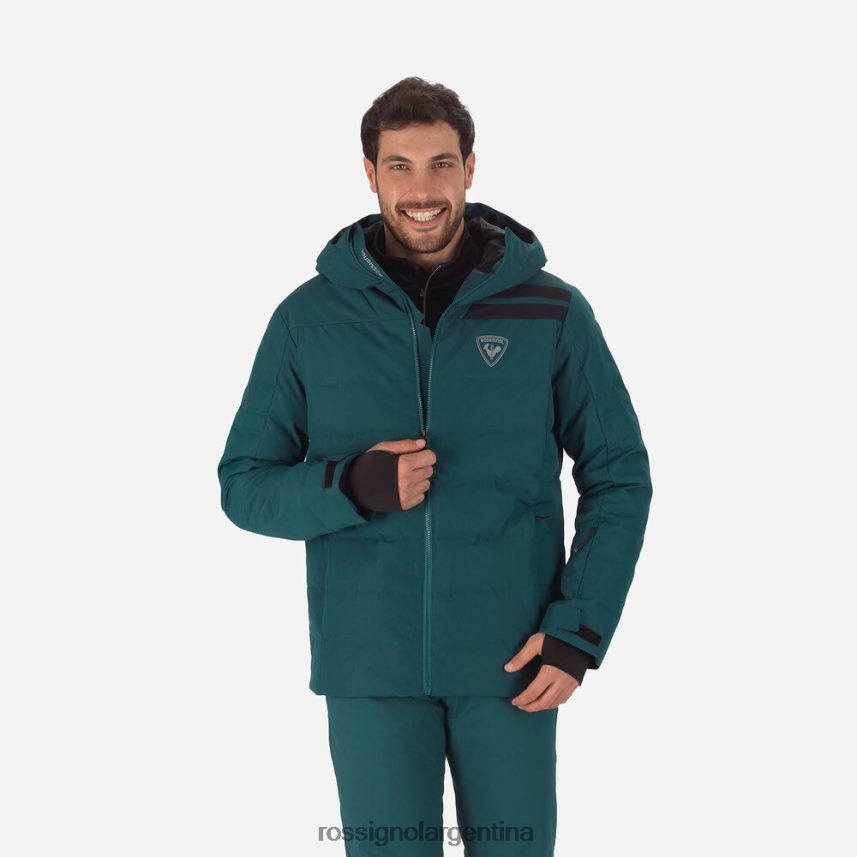 Rossignol hombres chaqueta de esquí rápida 82LVV6146 verde azulado tapas