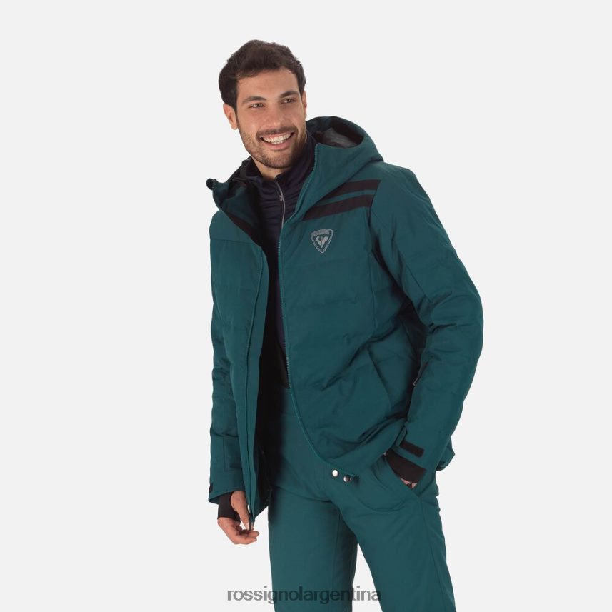 Rossignol hombres chaqueta de esquí rápida 82LVV6146 verde azulado tapas