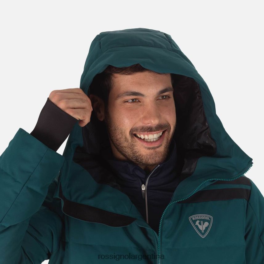Rossignol hombres chaqueta de esquí rápida 82LVV6146 verde azulado tapas