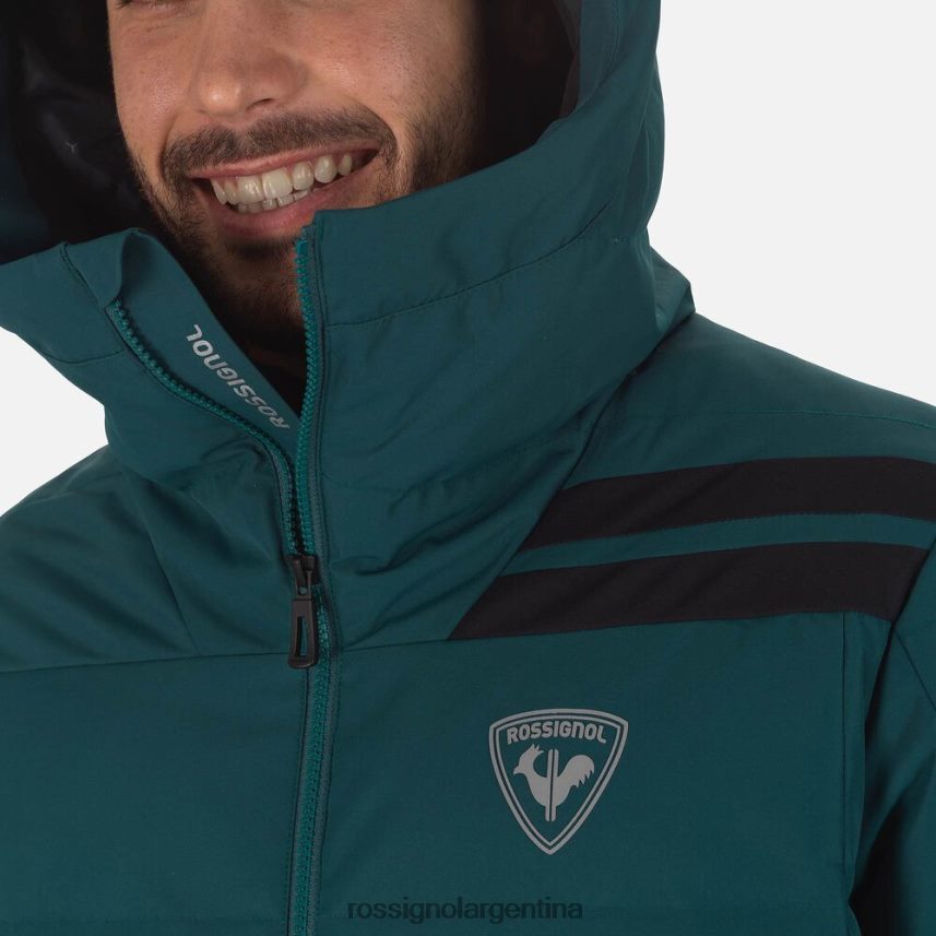 Rossignol hombres chaqueta de esquí rápida 82LVV6146 verde azulado tapas
