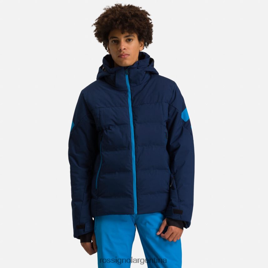 Rossignol hombres salir de la chaqueta de esquí 82LVV6130 azul marino oscuro tapas