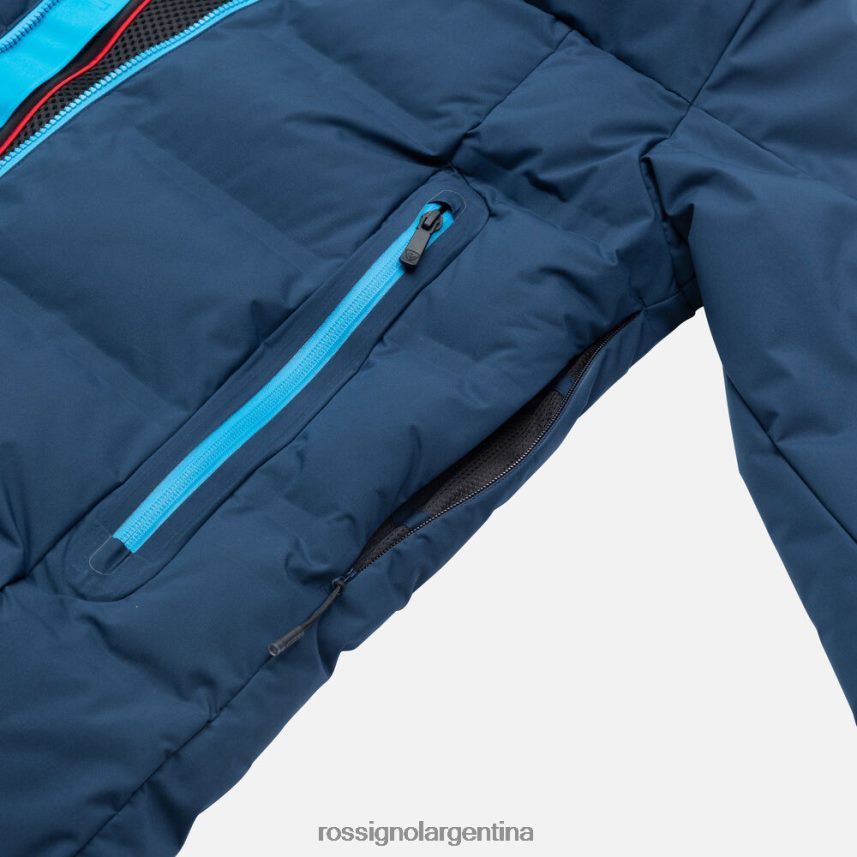 Rossignol hombres salir de la chaqueta de esquí 82LVV6130 azul marino oscuro tapas