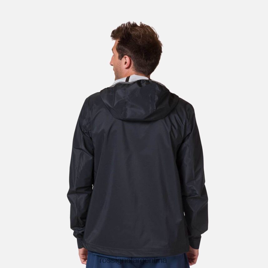 Rossignol hombres chaqueta de lluvia activa 82LVV6264 negro tapas