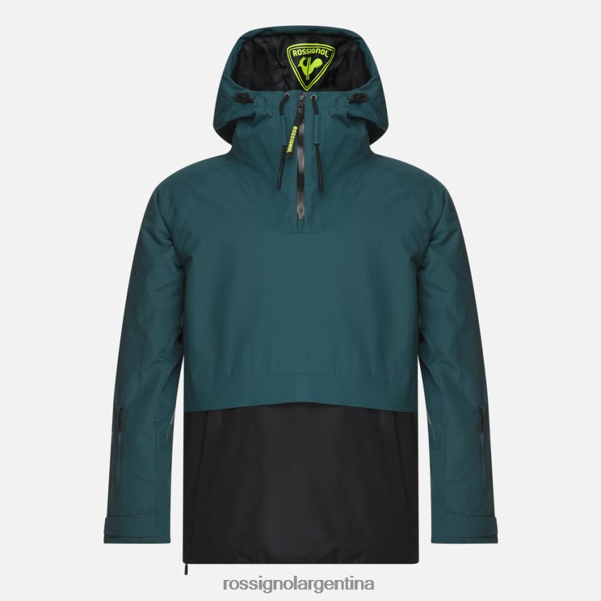 Rossignol hombres anorak skpr 82LVV6279 verde azulado tapas