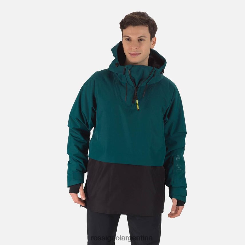 Rossignol hombres anorak skpr 82LVV6279 verde azulado tapas