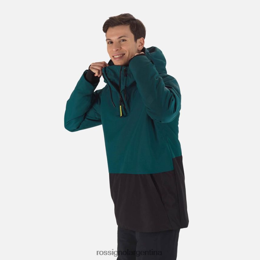 Rossignol hombres anorak skpr 82LVV6279 verde azulado tapas