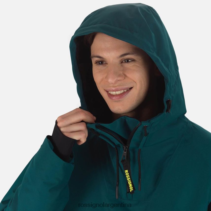Rossignol hombres anorak skpr 82LVV6279 verde azulado tapas