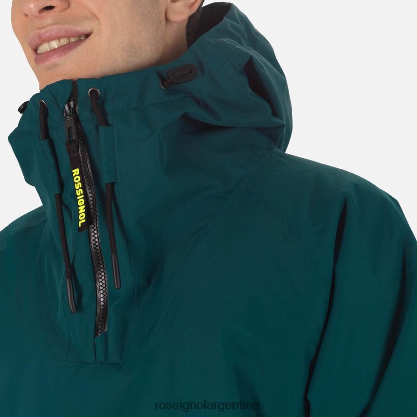 Rossignol hombres anorak skpr 82LVV6279 verde azulado tapas