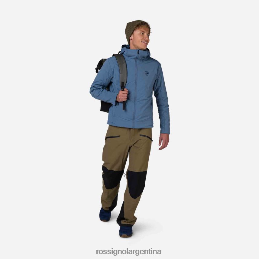 Rossignol hombres chaqueta con capucha opside 82LVV6282 Azul marino tapas