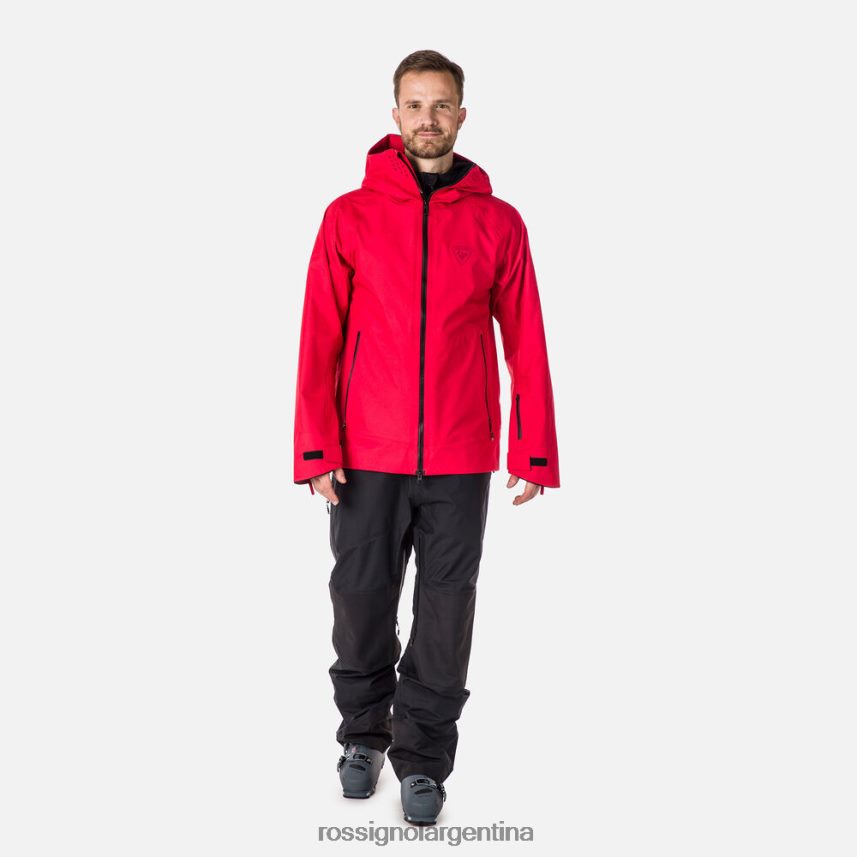 Rossignol hombres chaqueta de tres capas skpr 82LVV6436 deportivorojo tapas