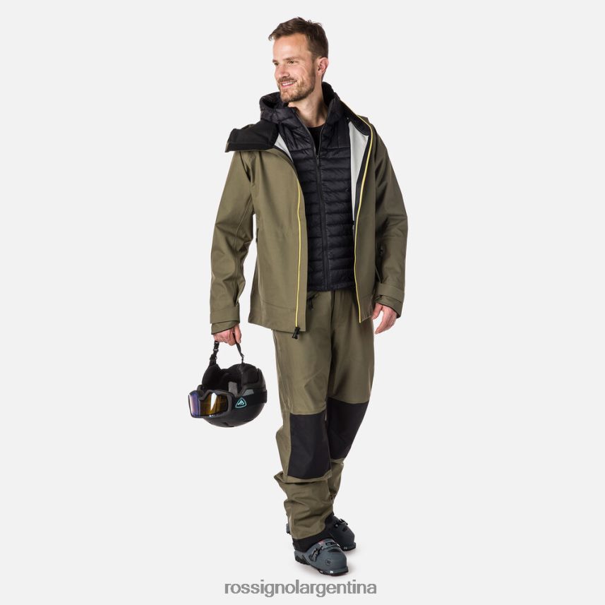Rossignol hombres chaqueta de tres capas skpr 82LVV6539 hoja de acino tapas